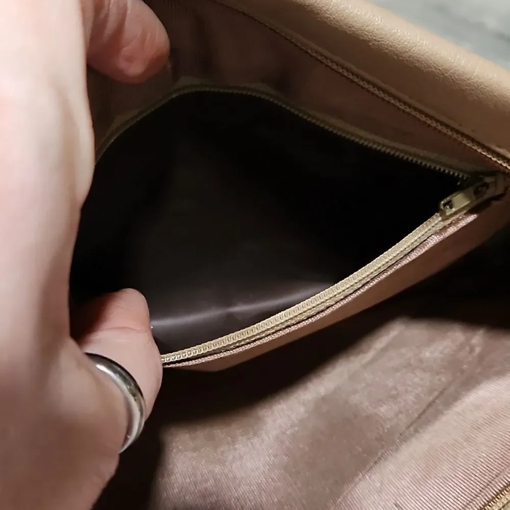 Vintage VERY SOFT XL Leather Clutch Wristlet Bag
